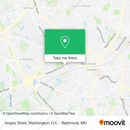 Airgas Store map