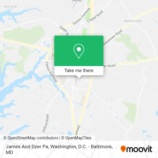 James And Dyer Pa map