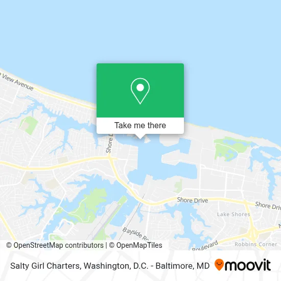Salty Girl Charters map