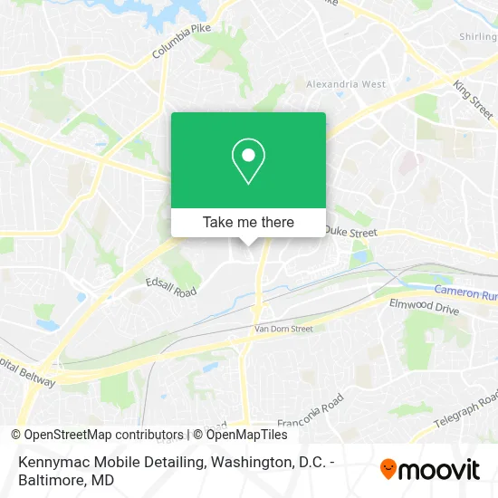 Kennymac Mobile Detailing map