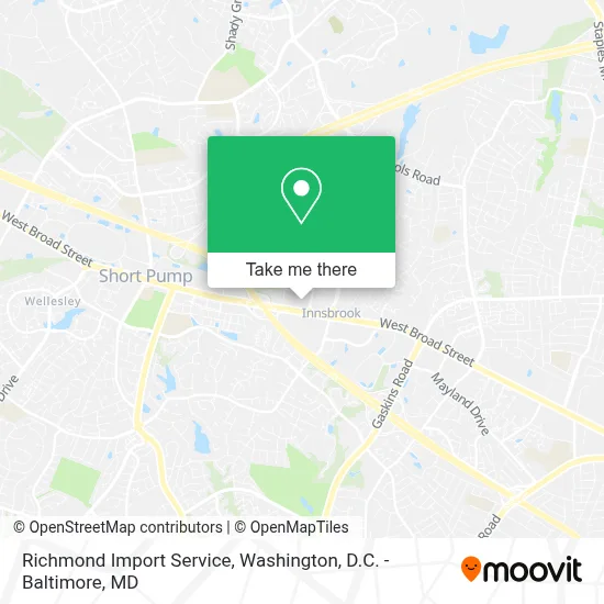 Richmond Import Service map