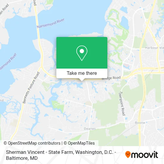 Sherman Vincent - State Farm map