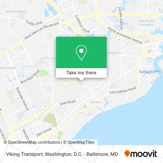 Viking Transport map