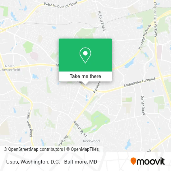 Usps map