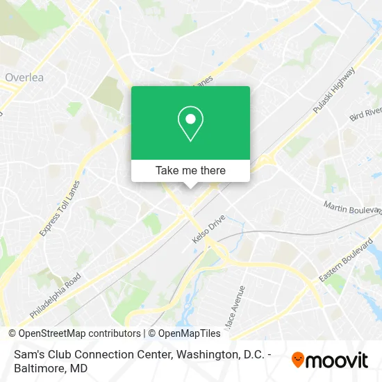 Sam's Club Connection Center map