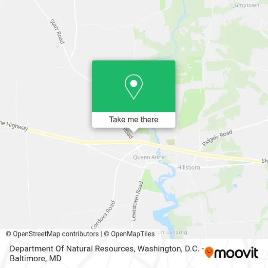 Department Of Natural Resources map