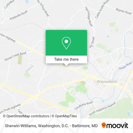 Sherwin-Williams map