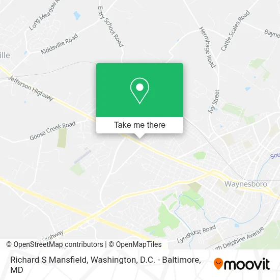 Richard S Mansfield map