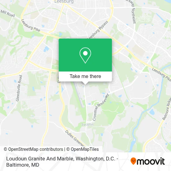 Loudoun Granite And Marble map