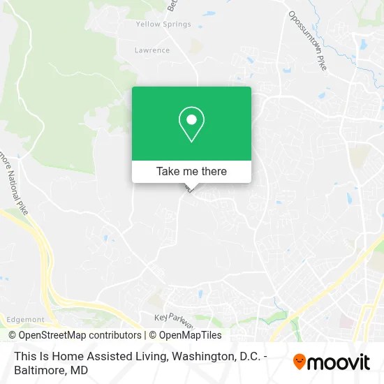 This Is Home Assisted Living map