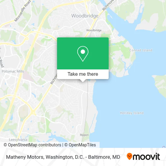 Matheny Motors map