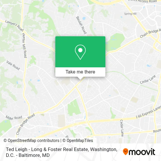 Ted Leigh - Long & Foster Real Estate map