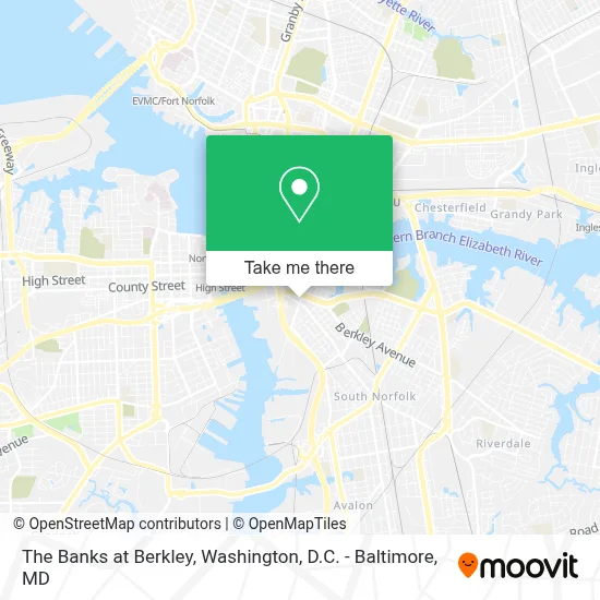 The Banks at Berkley map