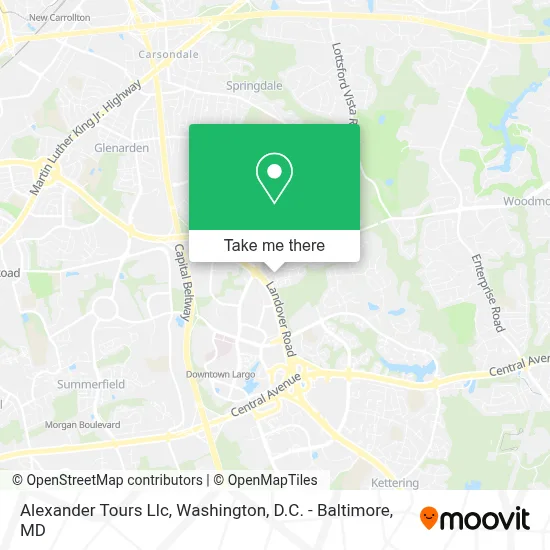 Alexander Tours Llc map