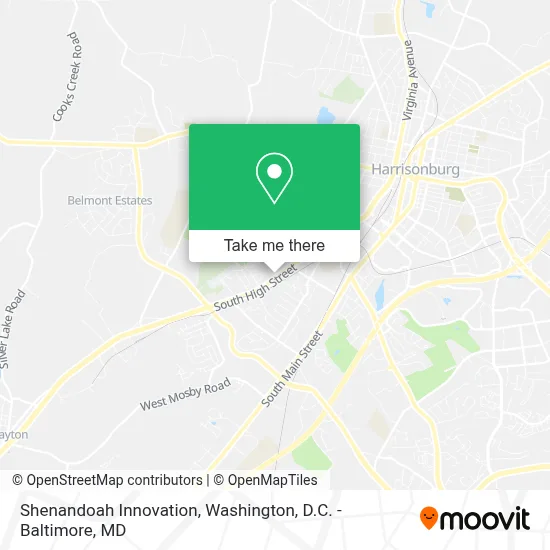 Shenandoah Innovation map