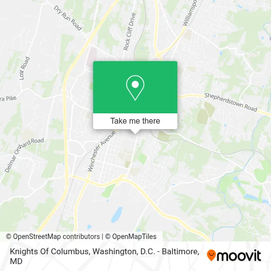 Knights Of Columbus map
