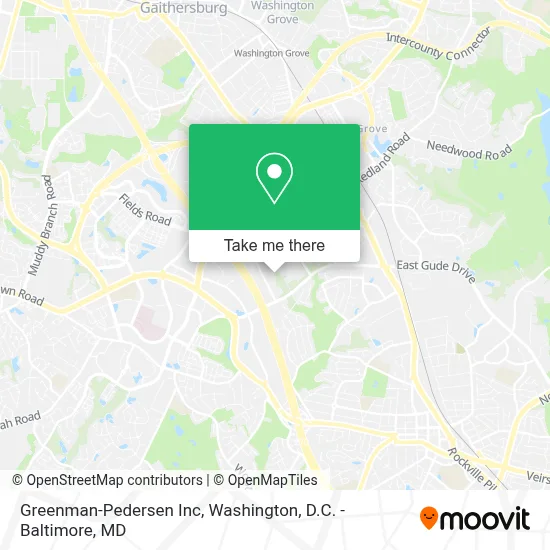 Greenman-Pedersen Inc map