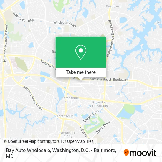 Bay Auto Wholesale map