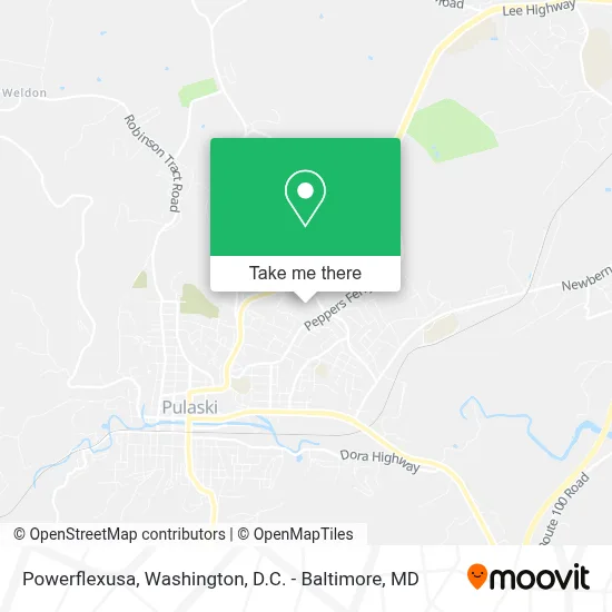Powerflexusa map