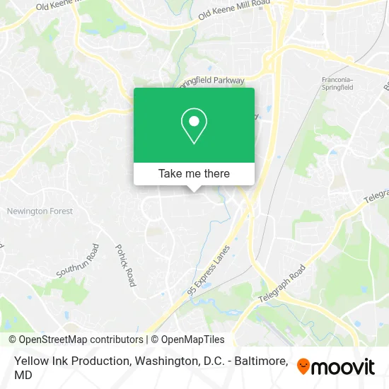 Yellow Ink Production map