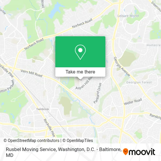 Rusbel Moving Service map