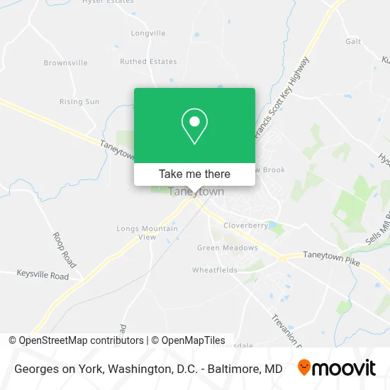 Georges on York map