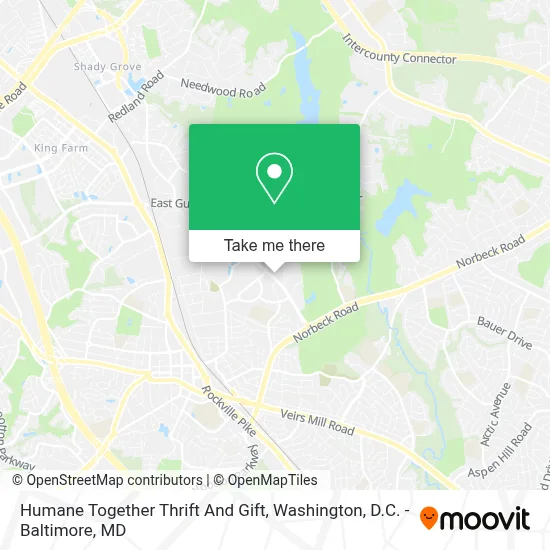 Humane Together Thrift And Gift map