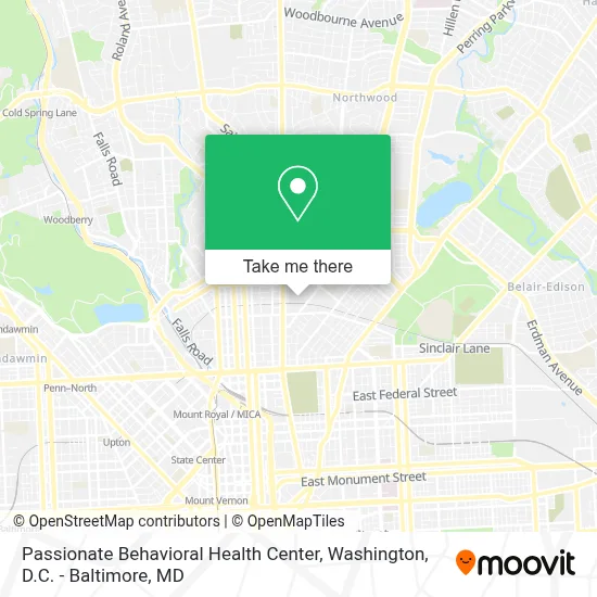 Passionate Behavioral Health Center map