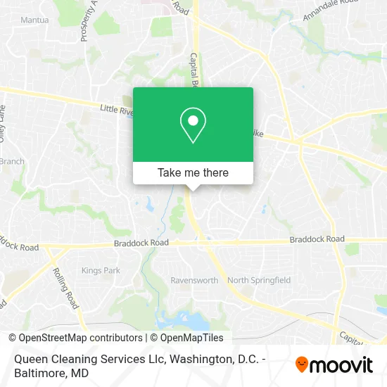 Queen Cleaning Services Llc map