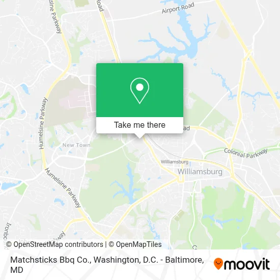 Matchsticks Bbq Co. map