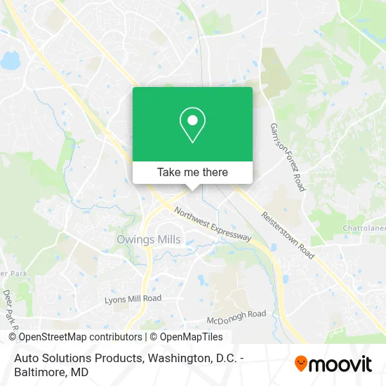 Auto Solutions Products map