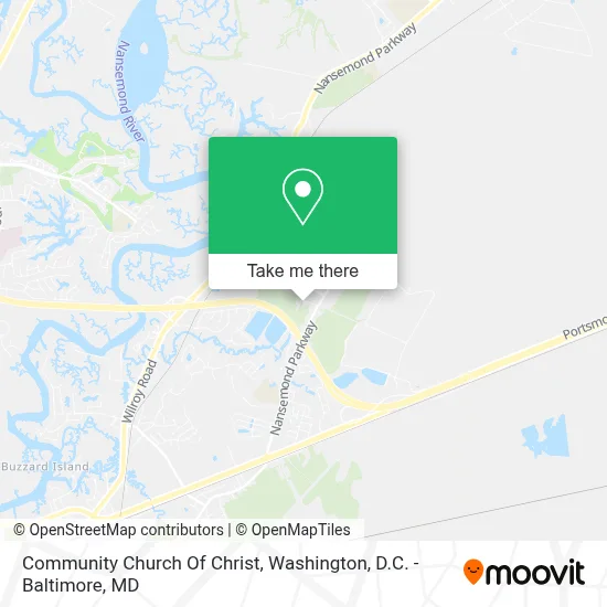 Community Church Of Christ map