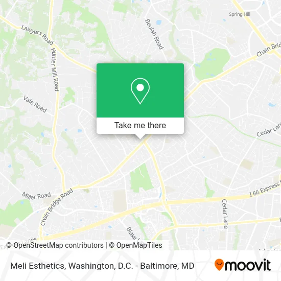 Meli Esthetics map