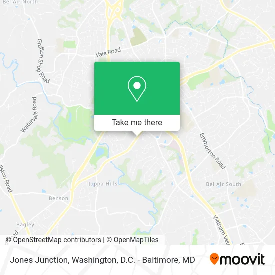 Jones Junction map