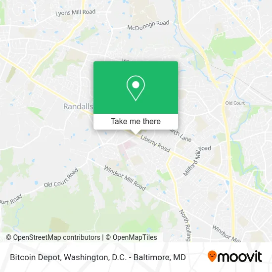 Bitcoin Depot map