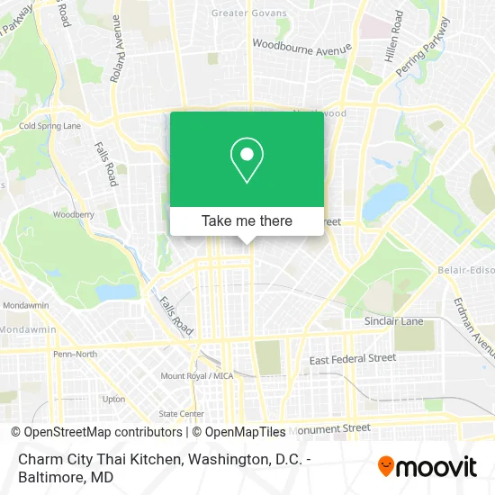 Charm City Thai Kitchen map