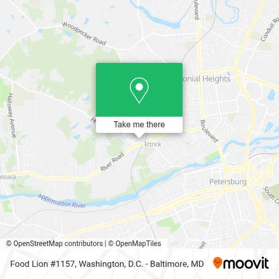 Food Lion #1157 map