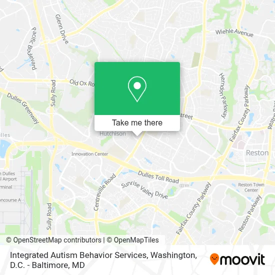 Integrated Autism Behavior Services map