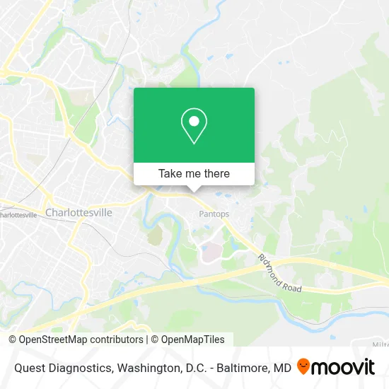 Quest Diagnostics map