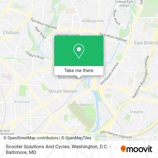 Scooter Solutions And Cycles map