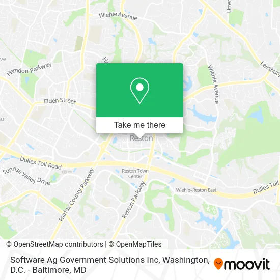 Software Ag Government Solutions Inc map