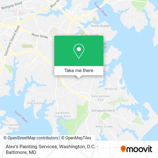 Alex's Painting Services map