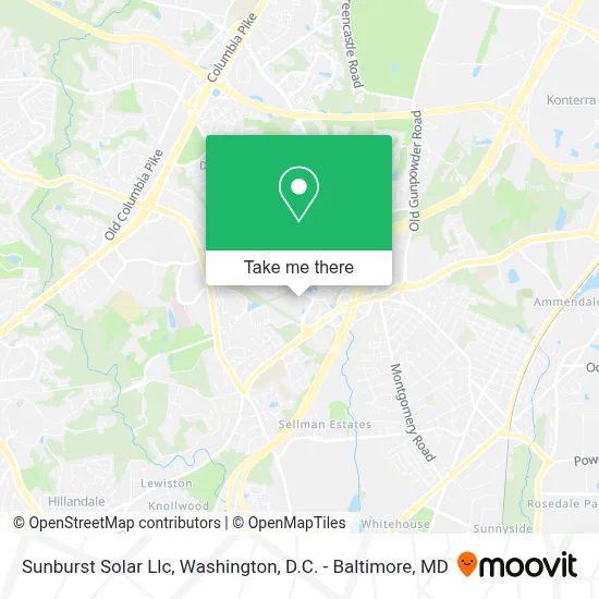 Sunburst Solar Llc map