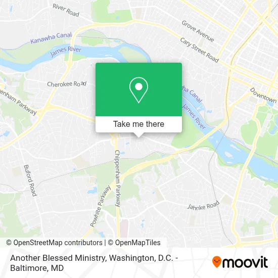Another Blessed Ministry map