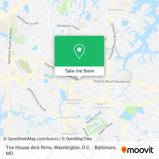 Tire House And Rims map