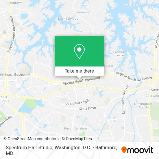 Spectrum Hair Studio map
