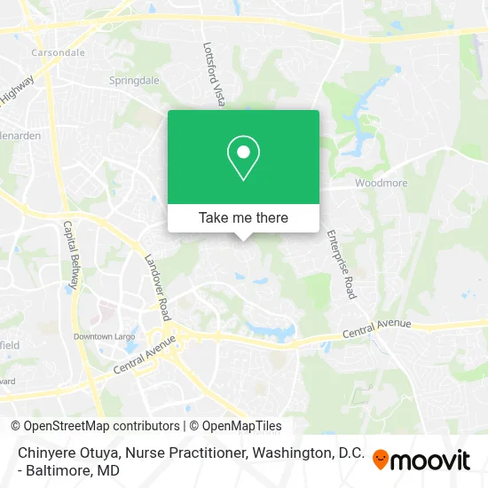 Chinyere Otuya, Nurse Practitioner map