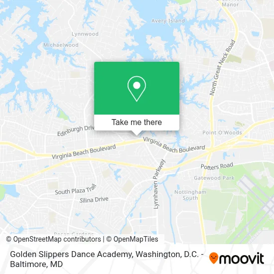 Golden Slippers Dance Academy map
