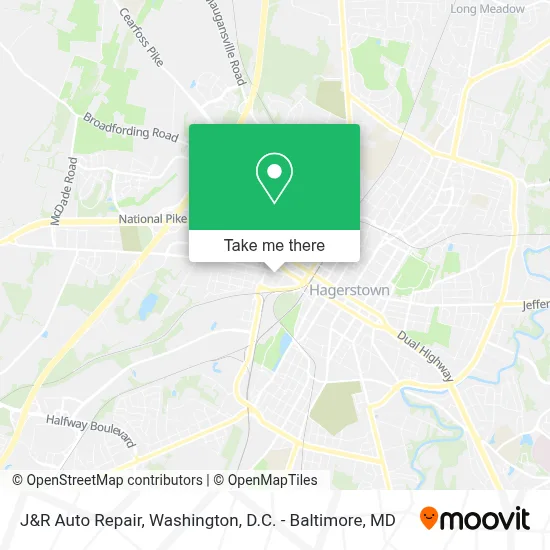 J&R Auto Repair map