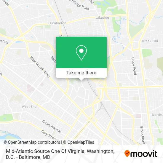 Mid-Atlantic Source One Of Virginia map